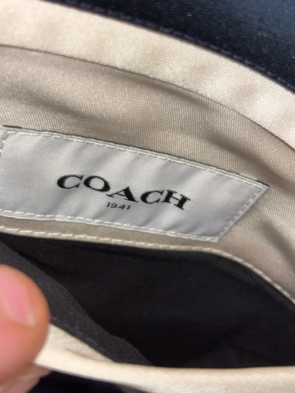 COACH Women’s Bomber REVERSIBLE Varsity Jacket Floral Print Colorblock Satin Med - Picture 11 of 12